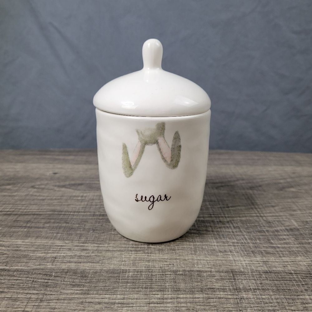 Rae Dunn Artisan Collection Bunny Sugar‎ Jar Canister